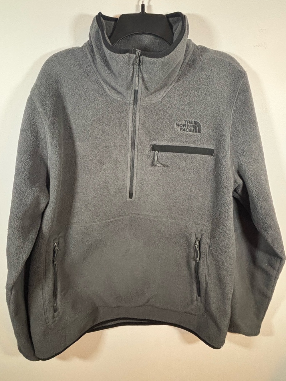The North Face Polartec 1/4 Zip Fleece Pullover Gray Men’s Large